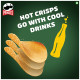 Pringles Potato Chips - Peri Peri Flavoured, Crunchy & Crispy 102 g