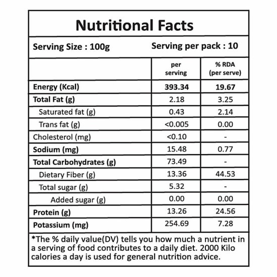 Organic Tattva Organic Multigrain Atta/Flour 1 kg - Nutritious & Natural