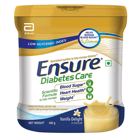 Abbott Ensure Diabetes Care Nutrition Drink - Helps Control Blood Sugar Levels