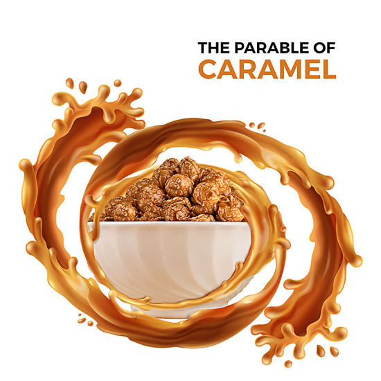 4700BC Gourmet Popcorn - Himalayan Salt Caramel 125 g - Exquisite Gourmet Snack