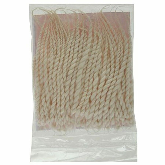SriRudra Twisted Batthi - 50 pcs - Organic Cotton Wicks