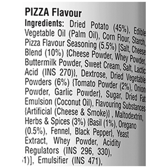 Pringles Pizza Flavoured Potato Chips - Crunchy & Crispy 102 g