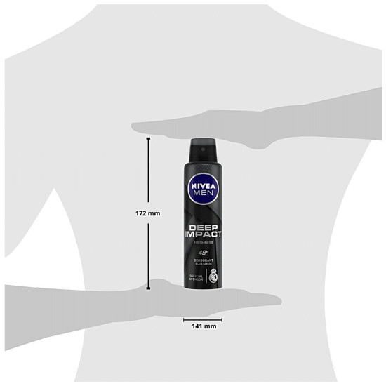 NIVEA Deodorant - Deep Impact Freshness 150 ml - 48-Hour Protection