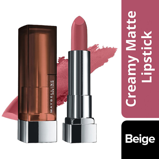 Maybelline New York Colour Sensational Creamy Matte Lipstick - Non-Drying Formula