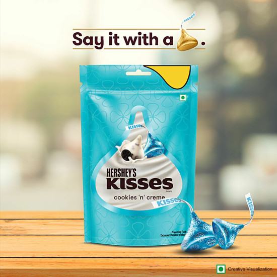 Hershey's Kisses Cookies 'N' Creme Chocolate - Melt-in-Mouth Delight