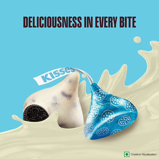 Hershey's Kisses Cookies 'N' Creme Chocolate - Melt-in-Mouth Delight