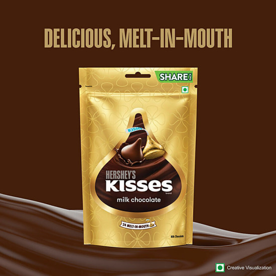 Hershey's Kisses Milk Chocolate 108 g - Perfect for Sharing