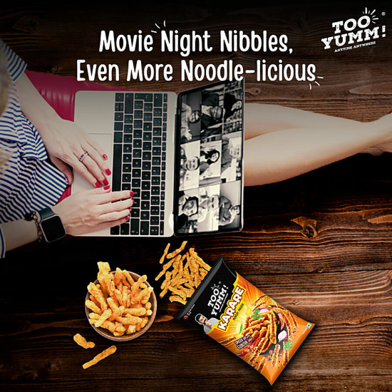 Too Yumm! Munchy Masala Flavour Karare Namkeen 70g - Healthy & Flavorful Snack