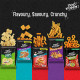 Too Yumm! Munchy Masala Flavour Karare Namkeen 70g - Healthy & Flavorful Snack
