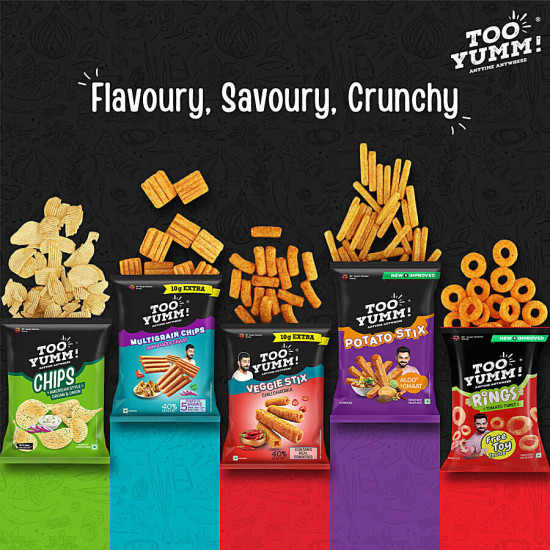 Too Yumm! Munchy Masala Flavour Karare Namkeen 70g - Healthy & Flavorful Snack