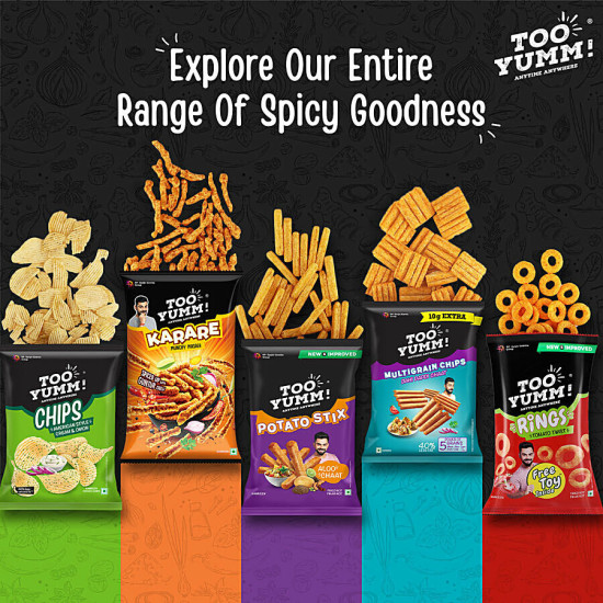 Too Yumm! Chili Chataka Flavour Veggie Stix - Spicy & Healthy Snack
