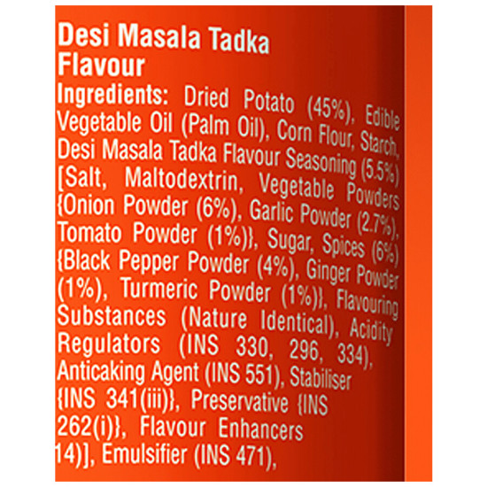 Pringles Potato Chips - Desi Masala Tadka Flavour, Crunchy & Crispy