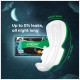 Whisper Bindazzz Nights Sanitary Pads - All Night Protection