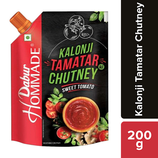 Dabur Hommade Kalonji Tamatar Ki Chutney - Tangy & Spicy Delight