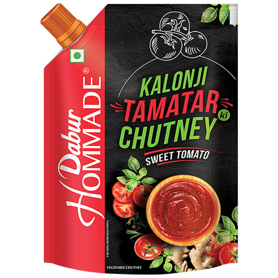 Dabur Hommade Kalonji Tamatar Ki Chutney - Tangy & Spicy Delight