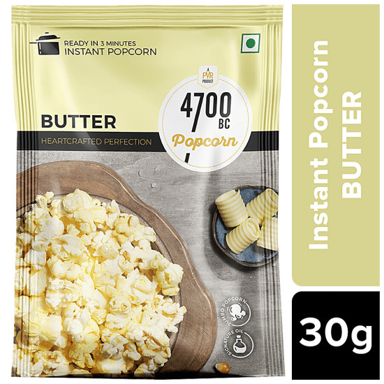 4700BC Instant Popcorn - Butter 30 g - Delicious Snack