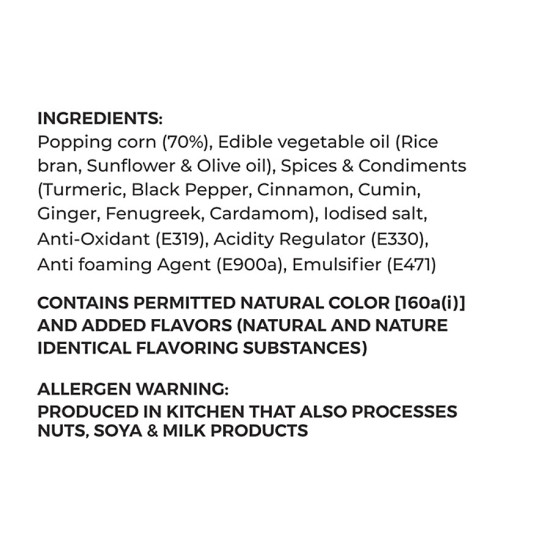 4700BC Instant Popcorn - Seven Spices Immunity Booster 30g - Healthy Snack