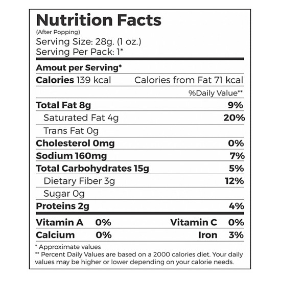 4700BC Instant Popcorn - Seven Spices Immunity Booster 30g - Healthy Snack