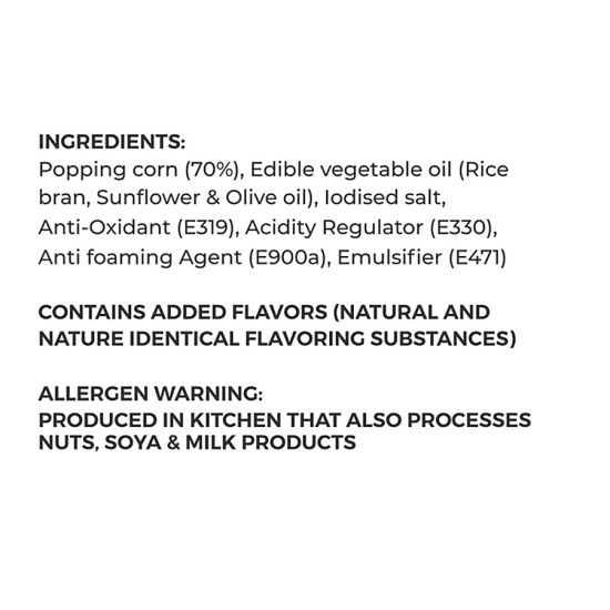 4700BC Instant Popcorn - Natural & Healthy Snack with Himalayan Salt