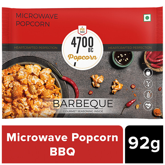 4700BC Microwave Popcorn - Barbeque 92 g - Sweet & Spicy Delight