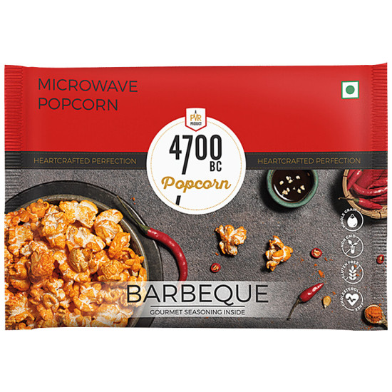 4700BC Microwave Popcorn - Barbeque 92 g - Sweet & Spicy Delight