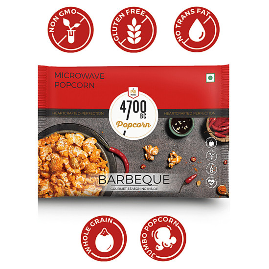 4700BC Microwave Popcorn - Barbeque 92 g - Sweet & Spicy Delight