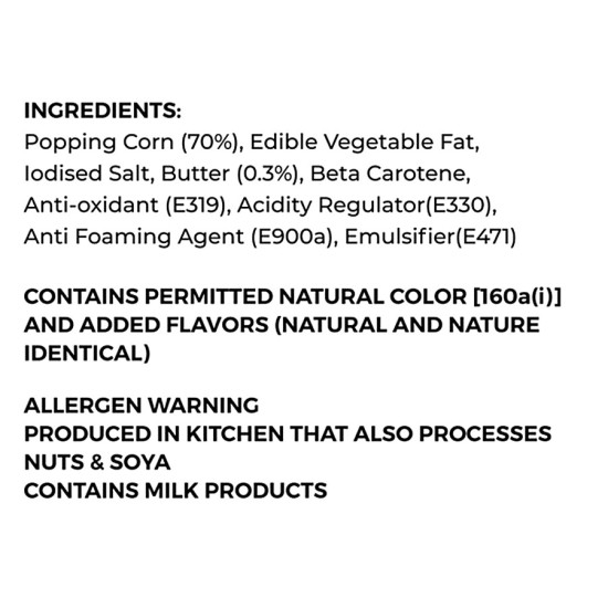 4700BC Microwave Popcorn - Butter 85g - Rich & Buttery Snack