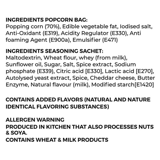 4700BC Microwave Popcorn - Cheese Flavor Delight