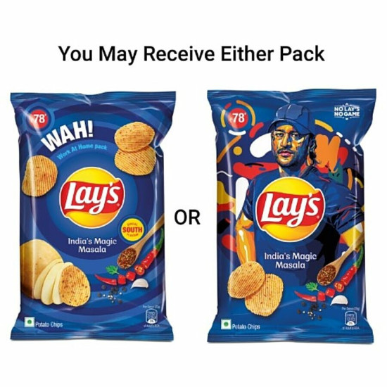 Lay's India's Masala Magic Potato Chips - Bold Flavors, Party Pack 190g