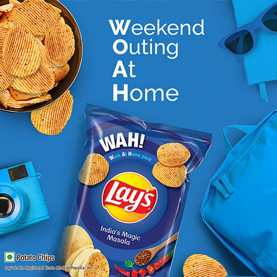 Lay's India's Masala Magic Potato Chips - Bold Flavors, Party Pack 190g