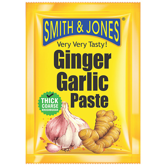 Smith & Jones Ginger Garlic Paste 25 g - Fresh and Aromatic