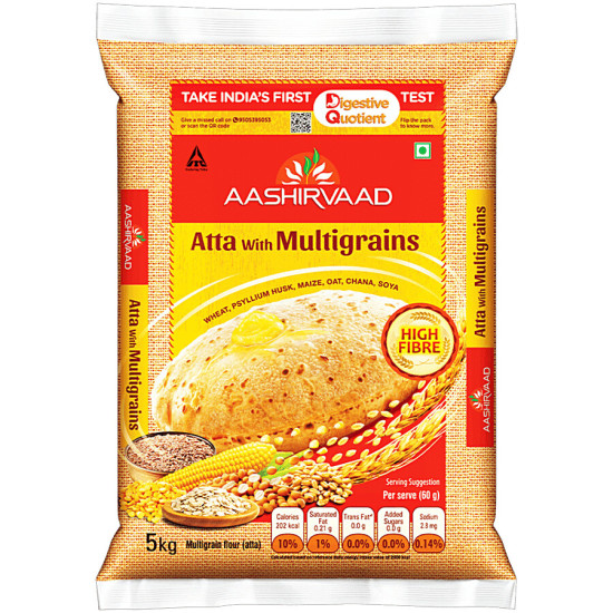 Aashirvaad Atta with Multigrains - High Fibre Flour Blend Aashirvaad Atta with Multigrains - High Fibre Flour Blend