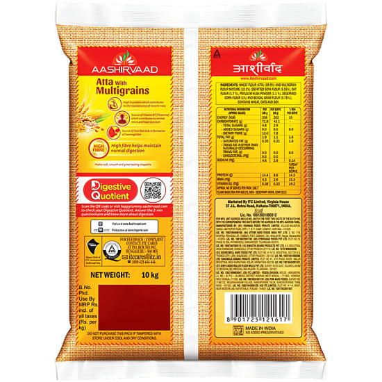 Aashirvaad Atta with Multigrains - High Fibre Flour Blend Aashirvaad Atta with Multigrains - High Fibre Flour Blend