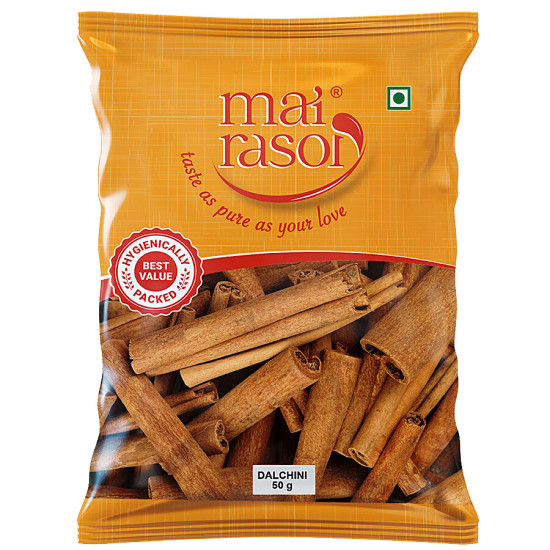 Mai Rasoi CINNAMON DALCHINI 50 gm - Premium Quality Spices