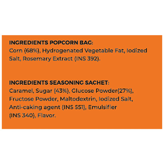 4700BC Microwave Popcorn - Caramel 98 g - Delicious Caramel Flavor