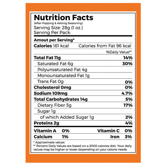 4700BC Microwave Popcorn - Caramel 98 g - Delicious Caramel Flavor