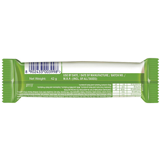 Snickers Kesar Pista Chocolate Bar 42 g - Nutty Delight