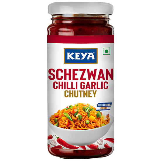 Keya Schezwan Chilli Garlic Chutney - Enhance Your Culinary Experience