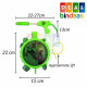 DealBindaas Holi Color/Gula Pichkari Water Gun Toy Backpack Tank - High-Quality ABS Material