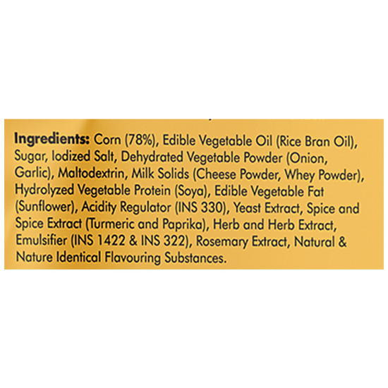 4700BC Corn Chips+ Cheese & Herbs - Popped Whole Grain Snack