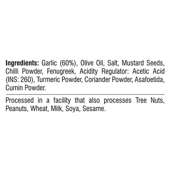 ADF Soul Olive Oil Pickle - Garlic 275 g - Bold and Flavorful Delight