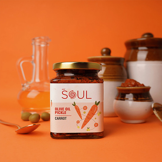 ADF Soul Olive Oil Pickle - Carrot 265 g - Tangy Delight