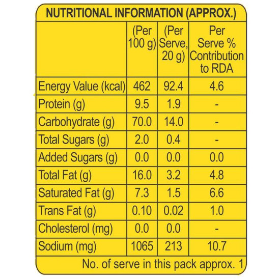 Crax Natkhat Classic Wheat Puffs Namkeen - Light & Crunchy Snack