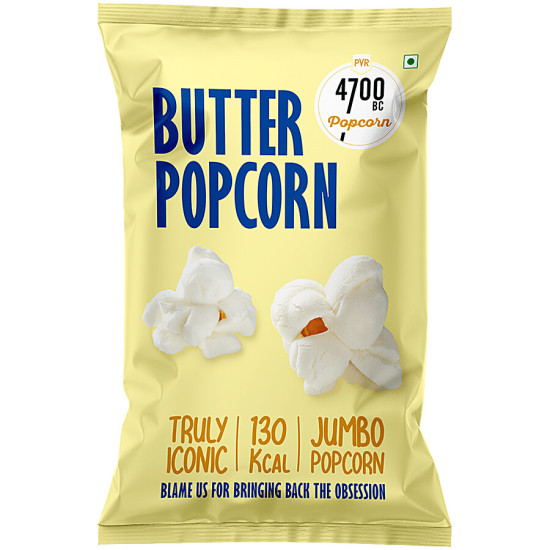 4700BC Butter Popcorn 50 g - Non-GMO, Gluten-Free Snack