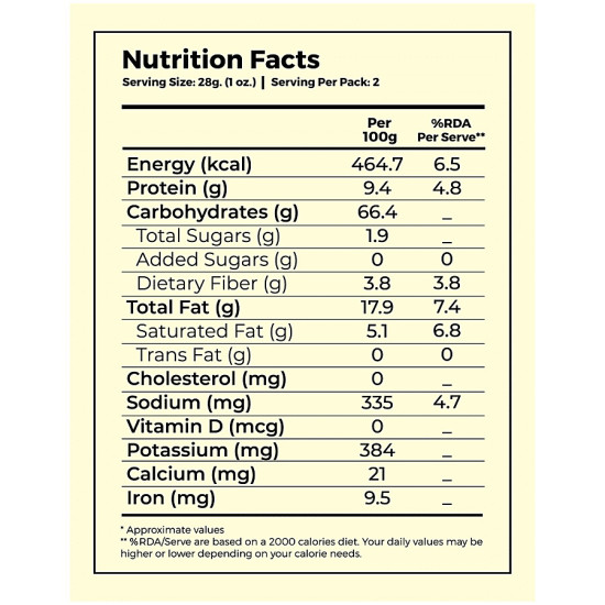 4700BC Butter Popcorn 50 g - Non-GMO, Gluten-Free Snack