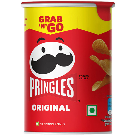 Pringles Original Potato Chips 40g - Classic Salted Snack