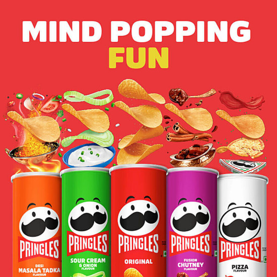 Pringles Original Potato Chips 40g - Classic Salted Snack
