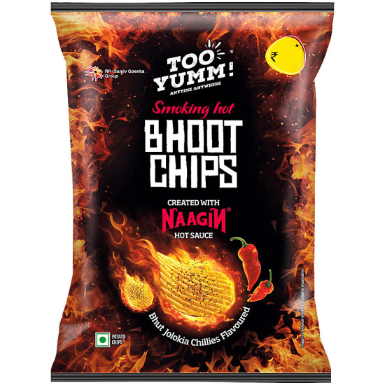 Too Yumm! Bhoot Potato Chips - Bhut Jolokia Chillies Flavour