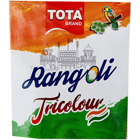 Tota Rangoli Tricolour Powder - Vibrant Holi Colours