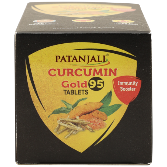 Patanjali Curcumin Gold 95 Tablet - Natural Antioxidant Supplement